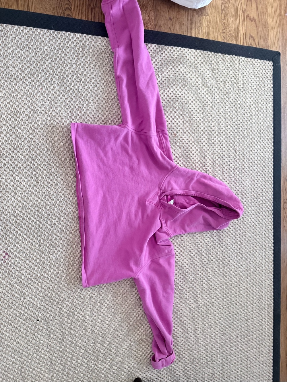 lululemon athletica Girls Bright Pink Cropped Hoodie